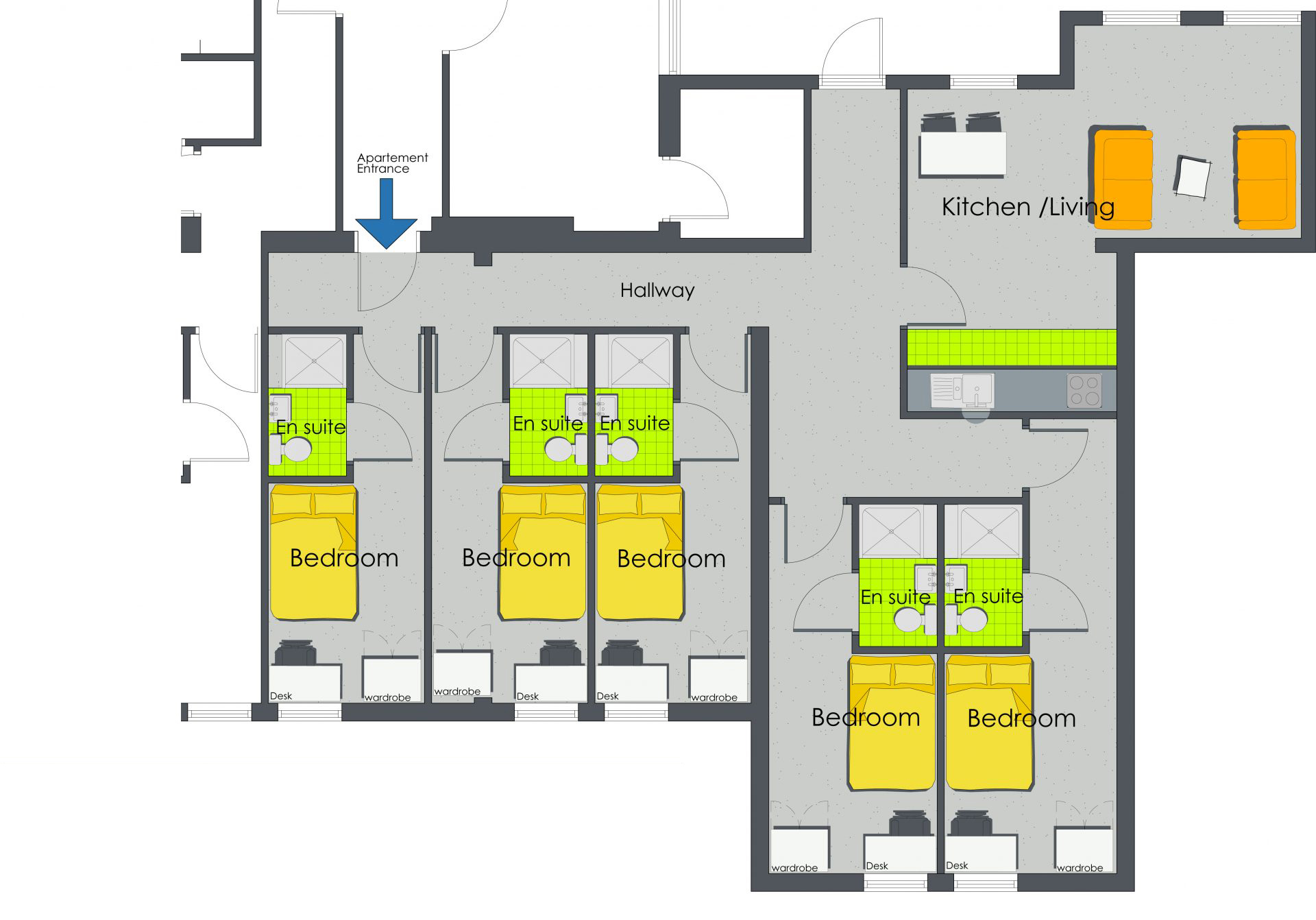 The Warhol Apartments - Floor Plan